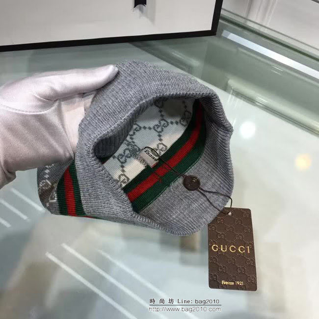 GUCCI古馳 跑量款 專櫃新款毛線帽 男女同款 LLWJ5783